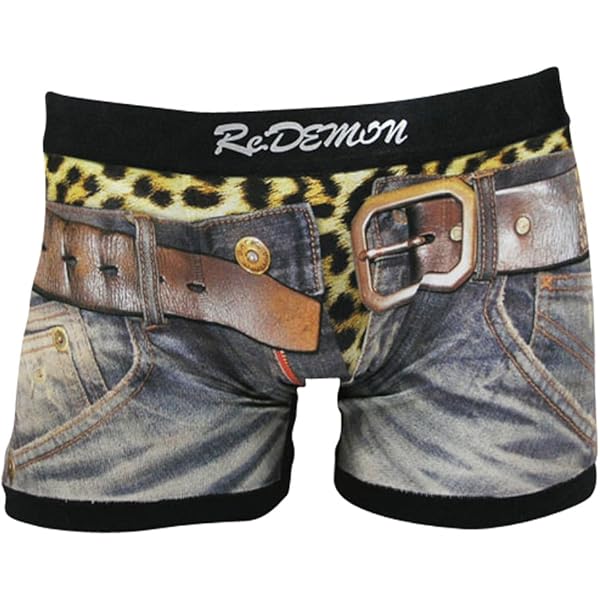 Amazon | フェイク デニム おもしろ雑貨【ReDemon】ボクサー